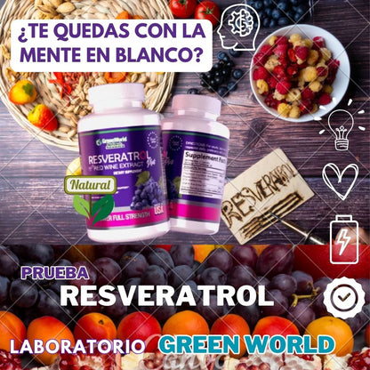 RESVERATROL 60 Caps. Fuente de Juventud!!